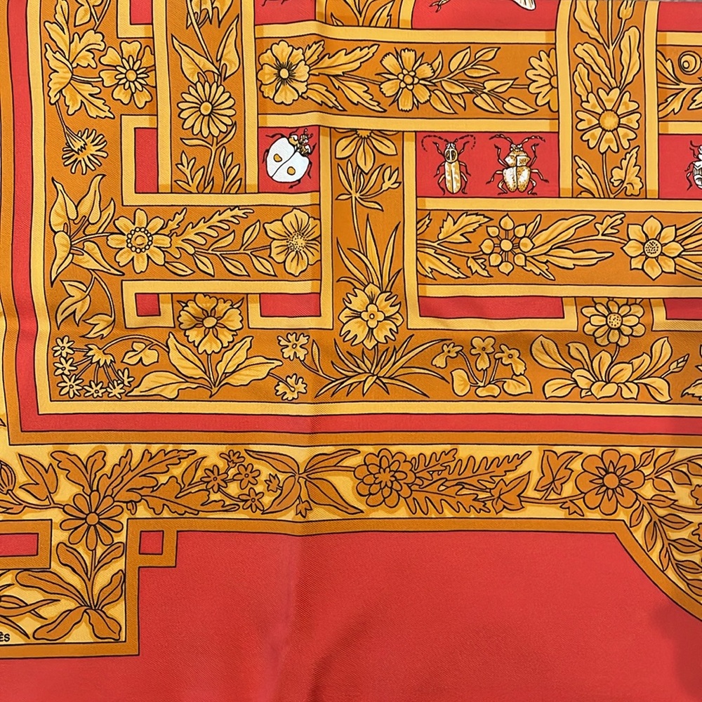 Hermes silk scarf 67 X 11 inches